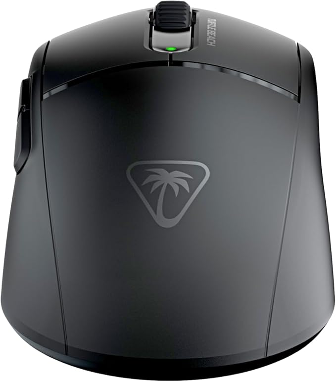 Turtle Beach Burst II Air – 2.4GHz Wireless Gaming Mouse: 47g Ultra Lightweight, Optical Switches, Symmetrical, 26K DPI Optical Sensor, Bluetooth, 120-hour Battery, USB-C Cable – Black