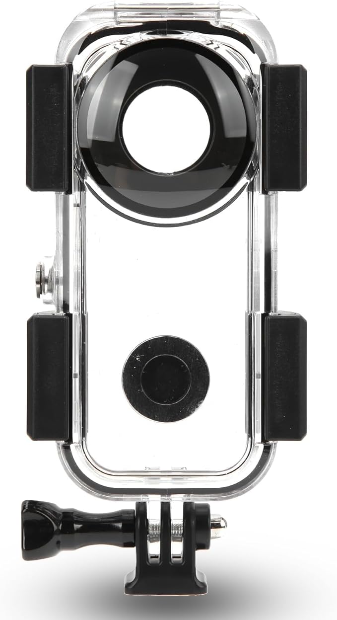 Waterproof Housing Case, Insta 360 ONE X2 Dive 360°Panoramic Camera Case with Anti Fog Film Tool Kit Underwater Shooting Gear for Surfing Rafting Snorkeling