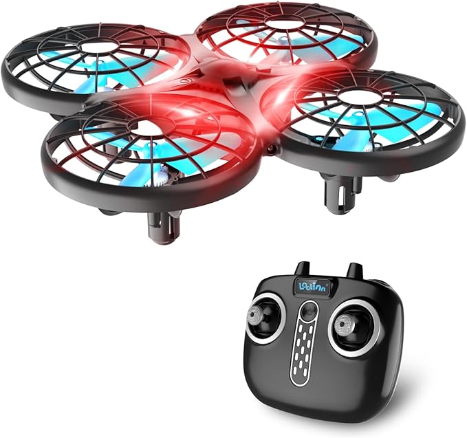 Loolinn | Drones for kids Gifts - Mini Drone, RC Drone with Auto Anti-Collision Technology/Safe for Kids/Easy to Fly / 360° Flip/Hand-Controlled Mode (Gift for Boys and Girls)