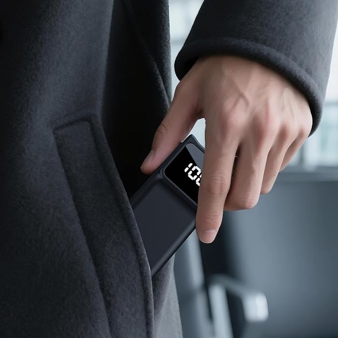 Battery Handle for DJI osmo Pocket 3 Battery Mobile Power Built-in 5000mAh 22.5W Reserved 1/4” Thread（USB-C Does not Support All Output）