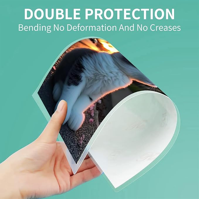 Laminating Sheets - 3Mil 200 Pack Thermal Laminating Pouches, 9"x11.5" Clear Laminate Sheets for Schedules, Menus, Certificates, Art Drawings, Round Corner