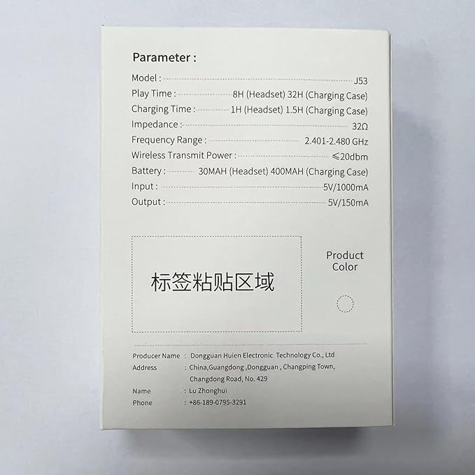 Wireless Earbuds, Bluetooth 5.4 Headphones LED Power Display Ear Buds Bass Stereo, Bluetooth Earbuds in-Ear Noise Cancelling Mic, 40H Playback Mini Case IP7 Waterproof Sports Earphones for Android iOS