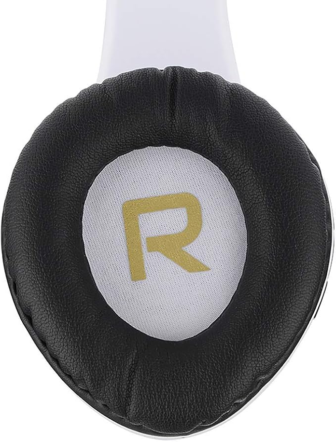 PowerLocus Bluetooth Over-Ear Headphones, Wireless Stereo Foldable Headphones Wireless and Wired Headsets with Built-in Mic, Micro SD/TF, FM for iPhone/Samsung/iPad/PC (Black/White)