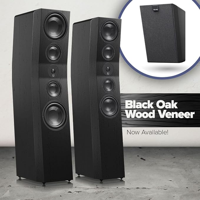 SVS Ultra Evolution Titan 3-Way Tower Speaker with Quad 6.5" Woofers - Each (Black Oak)