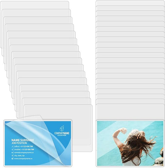 Thermal Laminating Pouches, 100 PCS Clear Sheets for Sealed 4x6 inches Photo Card Documents