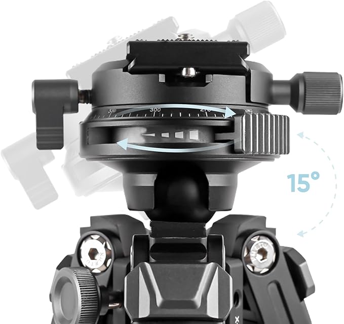 Heavy Duty Lightweight Tripods by foldio foldable studio, Portable Cell Phone & Camera Tripods with Phone Holder, for iPhone, Android, Tripod for Photo Video Shooting (Travel Tripod - Carbon)