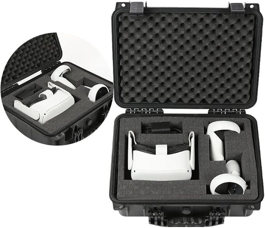 VR Carrying Case Outdoor Portable Storage Box Protector Glasses Bags(Black)