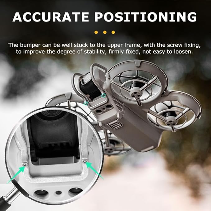 Gimbal Protector for DJI Neo Accessories, Anti-Collision Gimbal Bumper Guard for DJI Neo Drone Camera