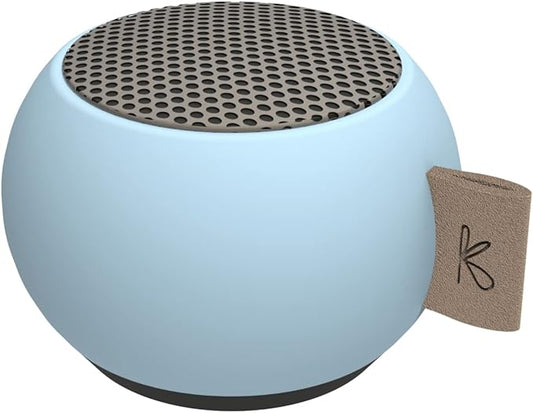 aGO mini Portable Bluetooth Speaker, Water Resistant (IPX5), Up to 12 Hours of Wireless Play, Stereo Sound, Wireless Speaker for Indoor and Outdoor (Blue)