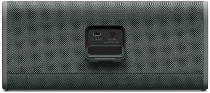 Sony ULT Field 3 Wireless Portable Bluetooth Speaker, IP67 Waterproof, Dustproof, Rustproof, and Shockproof with Enhanced Bass, 24 Hour Battery and Shoulder Strap (SRSULT30H), Forest Gray