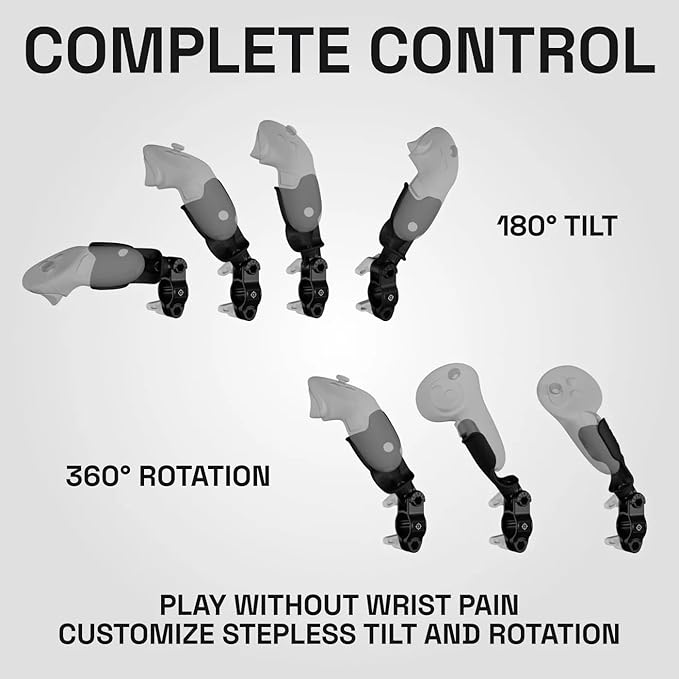 WIELD VR Gun Stock for Quest 2, 3, 3S, Pro & with Silicone Grips - OneStock Pro - with Premium Tactical Sling & Grip Height Module - VR Accessory for Shooting Games - OneStock Pro