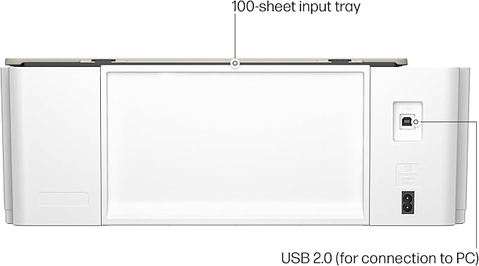 HP Smart Tank 5000 Wireless All-in-One Ink Tank Printer, Scanner, Copier with 2 years of ink included, Best-for-home, Refillable, AI-enabled (5D1B6A)