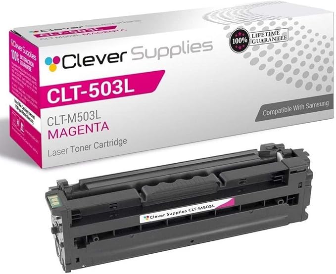 CS Replacement Toner Cartridge Compatible with Samsung CLT-503L CLT-M503L Magenta ProXpress C3010DW ProXpress C3010ND ProXpress C3060F ProXpress C3060FW