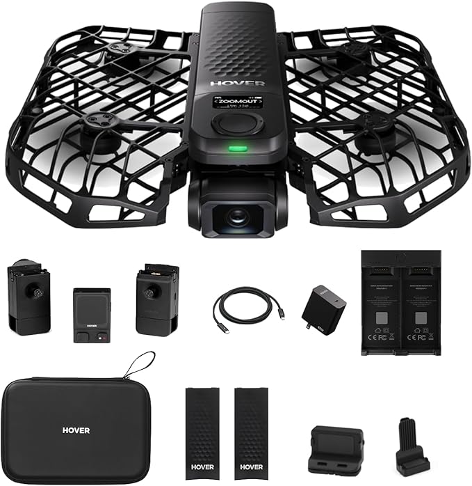 X1 PRO 4K Action Flying Camera, Foldable Drone with Camera with 42 KM/H Follow Speed, 10+ Fully Automatic Flight Modes, Fly Anywhere with OmniTerrain, SmoothCapture 2.0(Fly Joy Combo)