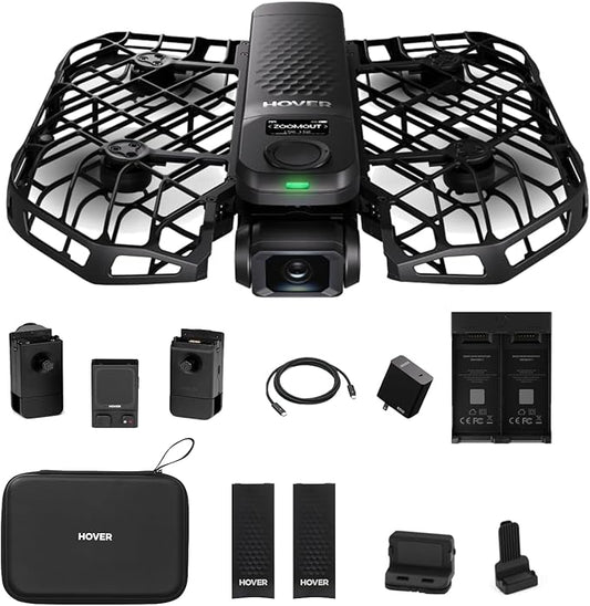 X1 PRO 4K Action Flying Camera, Foldable Drone with Camera with 42 KM/H Follow Speed, 10+ Fully Automatic Flight Modes, Fly Anywhere with OmniTerrain, SmoothCapture 2.0(Fly Joy Combo)