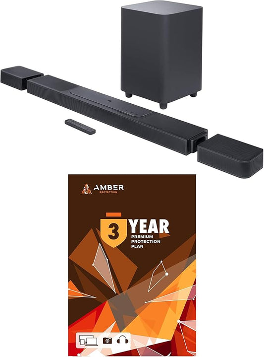JBL BAR-1300X 11.1.4ch Soundbar and Subwoofer with Surround Speakers and 3 Year Amber Protection Plan (2022)