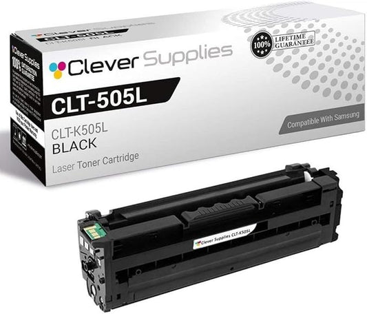 CS Replacement Toner Cartridge Compatible with Samsung CLT-505L CLT-K505L Black ProXpress C2620DW C2670FW