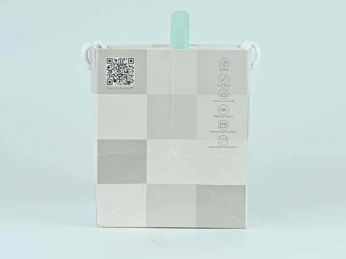 Divoom Ditoo Pro Pixel Art Gaming Portable Bluetooth Speaker with App Controlled 16X16 LED Front Panel, Also a Smart Alarm (White)