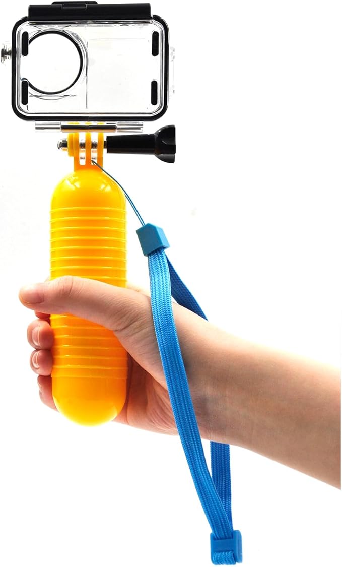 Waterproof Diving Housing for DJI Osmo Action 4 Action 3,Waterproof Down to 60M/196FT Underwater Photography Housing for Diving, Snorkeling with Floating Hand Grip