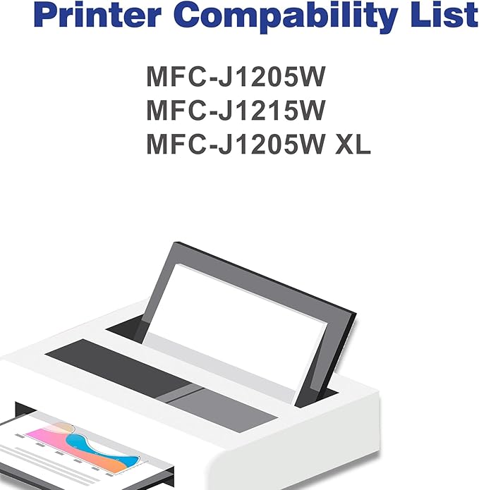 LC404 Ink Cartridges Replacement for LC404 Ink Cartridges for Brother Printer LC404 LC 404 LC404BK to use with MFC-J1205W MFC-J1215W MFC-J1205W XL (2 Pack, 2 Black)