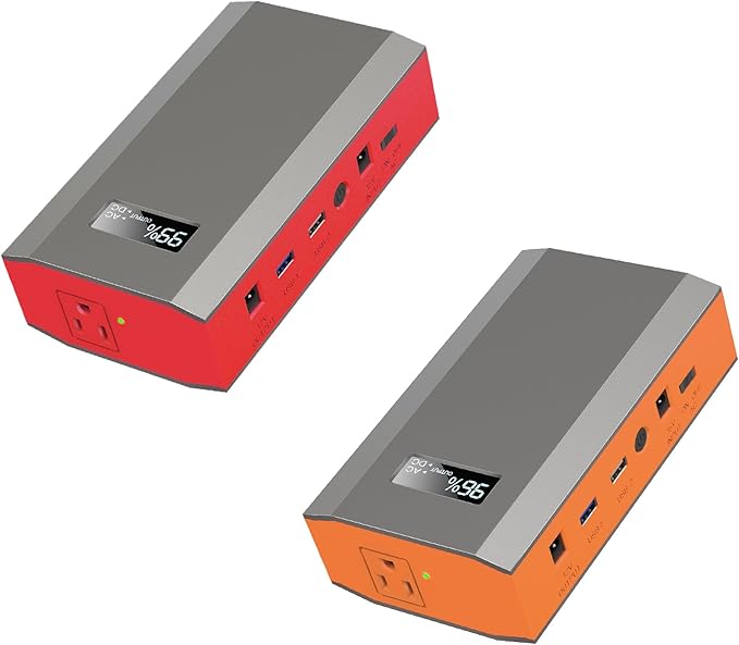 ZeroKor Portable Power Bank with AC Outlet 65W 110V, Portable Laptop Charger 24000mAh USB QC 3.0 DC External Battery Pack for Laptop Smart Devices Outdoor Tent Camping