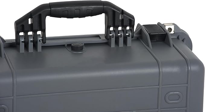 MEIJIA Portable All Weather Waterproof Protective Hard Case,Compact Camera Case with Customizable Fit Foam,Fit Use of Drones,Camera,Equipments,20.62 x16.85x8.11inches(Grey)