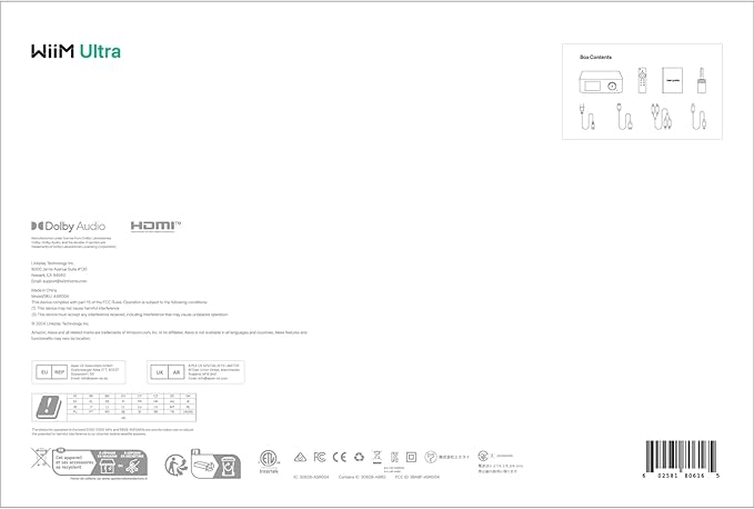 WiiM Ultra Music Streamer & Digital Preamp | 3.5" Touchscreen, Compatible with Google Cast & Alexa, Stream Spotify, Amazon Music, Tidal & More | HDMI ARC, Phono Input & Headphone Output | Silver