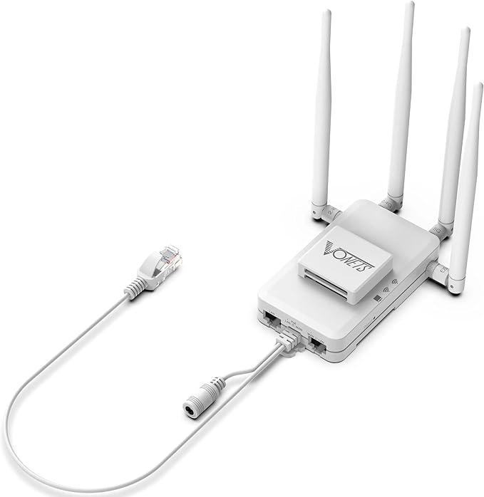 Vonets VAR1200-H High Performance Repeater 1200Mbps Dual Band 2.4G 5G Compact Design Ideal for Long Distance HD Video Streaming Easy Setup Repeater for Enhanced WiFi Coverage and Connectivity