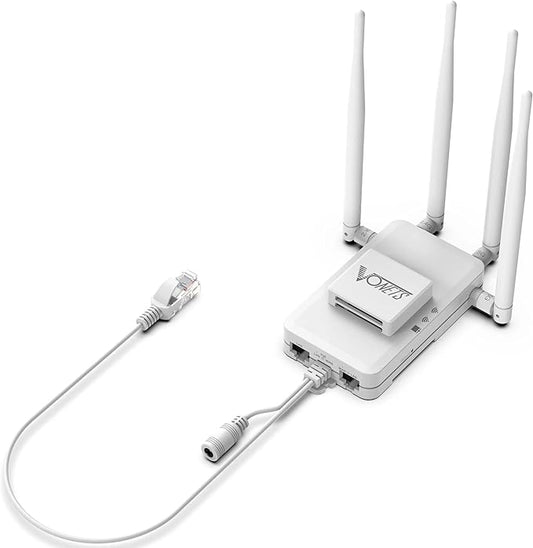 Vonets VAR1200-H High Performance Repeater 1200Mbps Dual Band 2.4G 5G Compact Design Ideal for Long Distance HD Video Streaming Easy Setup Repeater for Enhanced WiFi Coverage and Connectivity