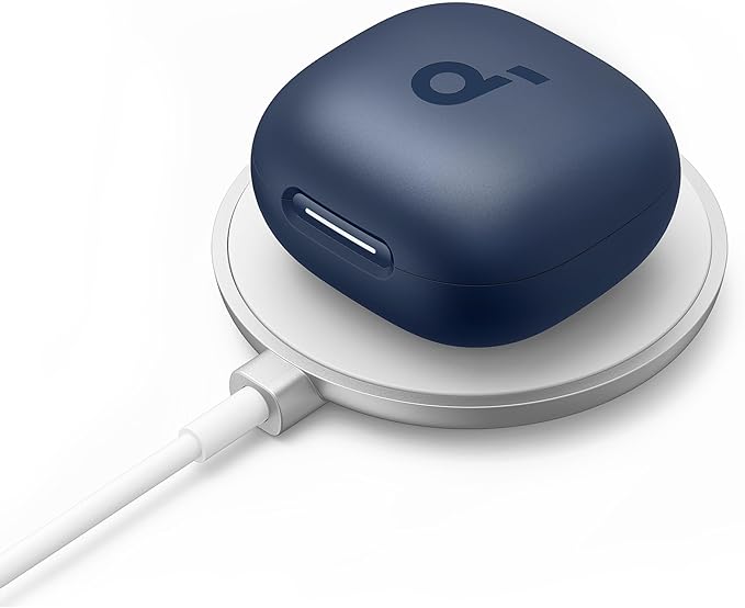 Soundcore P40i by Anker, Noise Cancelling Wireless Earbuds, Adaptive Noise Cancelling to Environments, Heavy Bass, 60H Playtime, 2-in-1 Case and Phone Stand, IPX5, Wireless Charging, Bluetooth 5.3