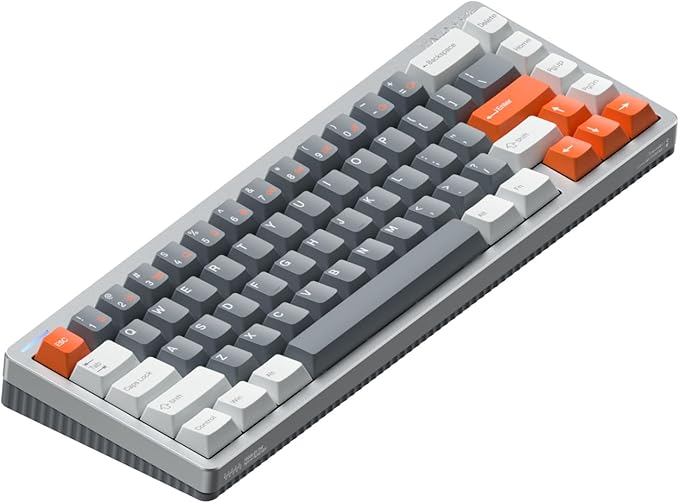 nuphy Halo65 HE Rapid Trigger Gaming Keyboard, 65% Layout 67 Keys Wired Magnetic Switches Keyboard, Hall Effect Keyboard, Hyper-Fast Adjustable Actuation, RGB Hot-swappable, 8K Hz Polling Rate