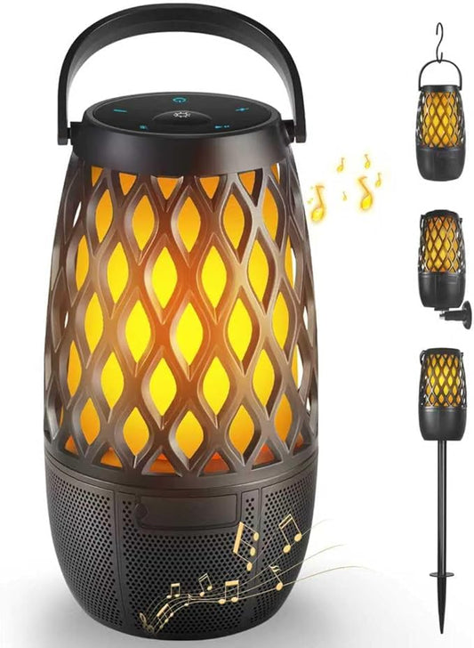 Bluetooth Speaker - Waterproof with LED Lights for Party, Pool, Patio, Porch - Multi-Sync Wireless Speaker with Stereo Sound