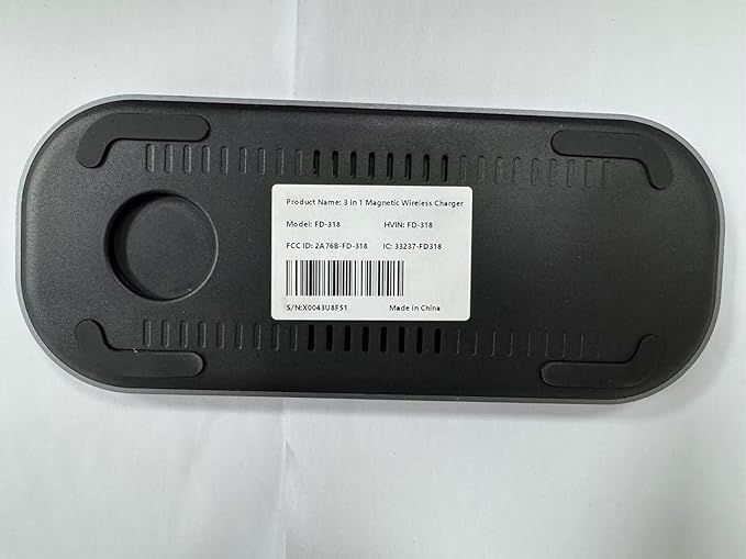 3 in 1 Fast Wireless Charger Stand for iPhone, Foldable Travel Charging Station for Magsafe for iPhone 17/Air/16/15/14/13/12 Series, Apple Watch Series, AirPods pro/2/3/4, Gifts for Women Men (Black)