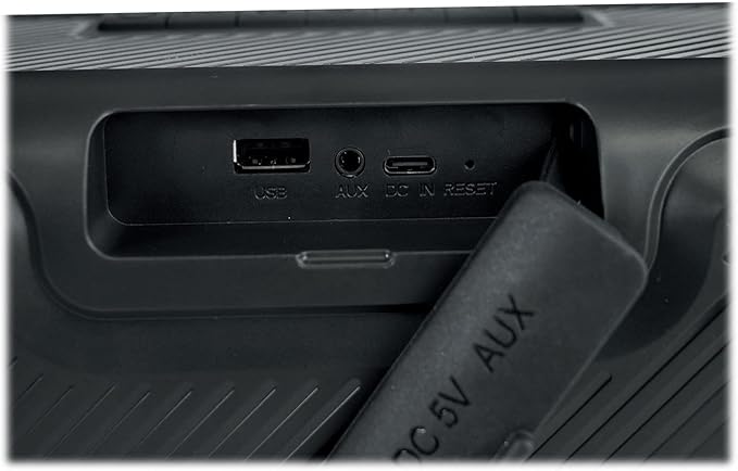 Rockville Go Party D4 30W Portable LED Bluetooth Speaker, Deep Bass, IPX5 Water Resistant, TWS Linking, Long Battery Life, Perfect for Parties and Outdoor Events