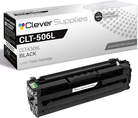CS Replacement Toner Cartridge Compatible with Samsung CLP 680 CLT-K506L Black CLP-680 680ND CLX-6260 6260FW 6260FD 6260FR 6260ND Black: 6 000 Page Yield