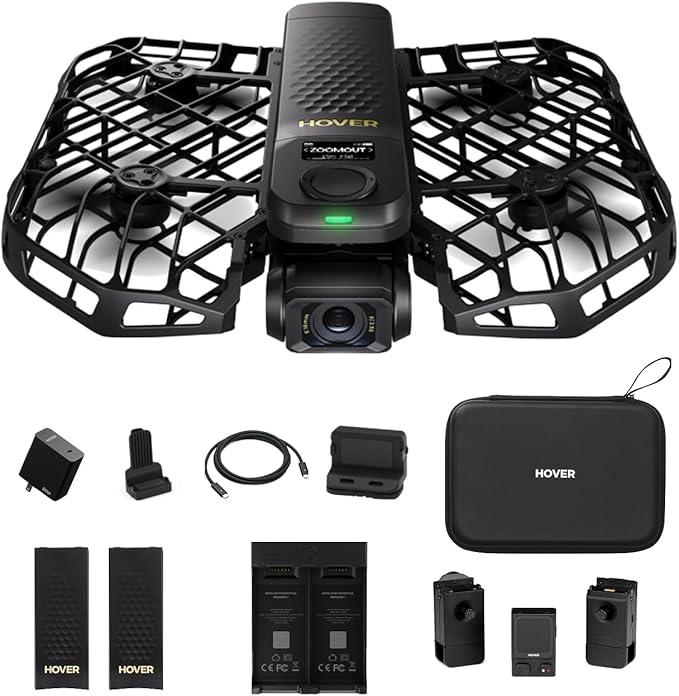 X1 PROMAX 8K Action Flying Camera, Foldable Drone with Camera with 42 KM/H Follow Speed, 10+ Fully Automatic Flight Modes, Fly Anywhere with OmniTerrain, SmoothCapture 2.0(Fly Joy Combo)