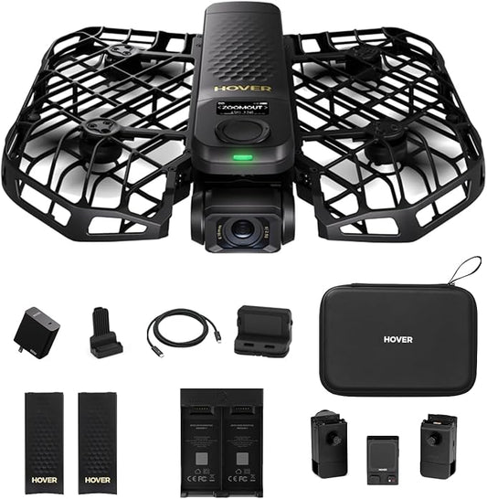 X1 PROMAX 8K Action Flying Camera, Foldable Drone with Camera with 42 KM/H Follow Speed, 10+ Fully Automatic Flight Modes, Fly Anywhere with OmniTerrain, SmoothCapture 2.0(Fly Joy Combo)