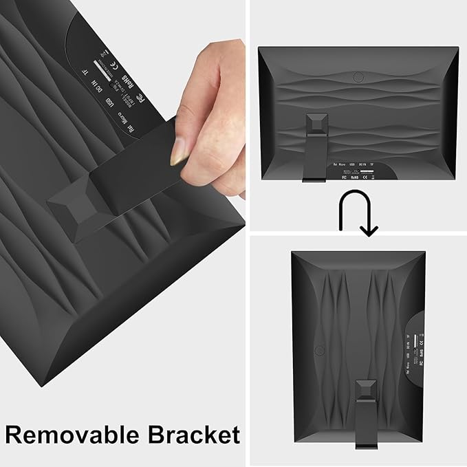 WiFi Digital Photo Frame 10.1"-Picture-Frame - 32GB Digital Frame, 1280*800 Pixels IPS Touch Screen, Auto-Rotate, Motion Sensor, Share Photos Video via App Email, Free Cloud Storage, Gift for Dad Mom