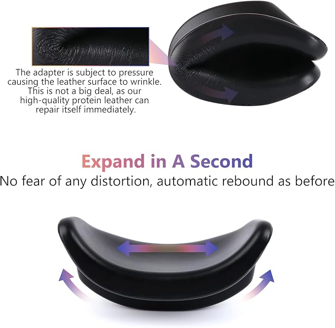 VR Head Rear Pad Replacement for HP Reverb G2 and Valve Index VR Headset Memory Foam Back Sponge Adjustable Portable Cradle Fit Small Head（Compatible with More Similar VR Headset）