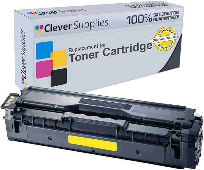 CS Replacement Toner Cartridge Compatible with Samsung CLP 415 CLT-Y504S Yellow CLP-415 415N 415NW CLX-4195 4195N 4195FN 4195FW Xpress C1810 C1810W C1860 Multifunction C1860 C1860FW