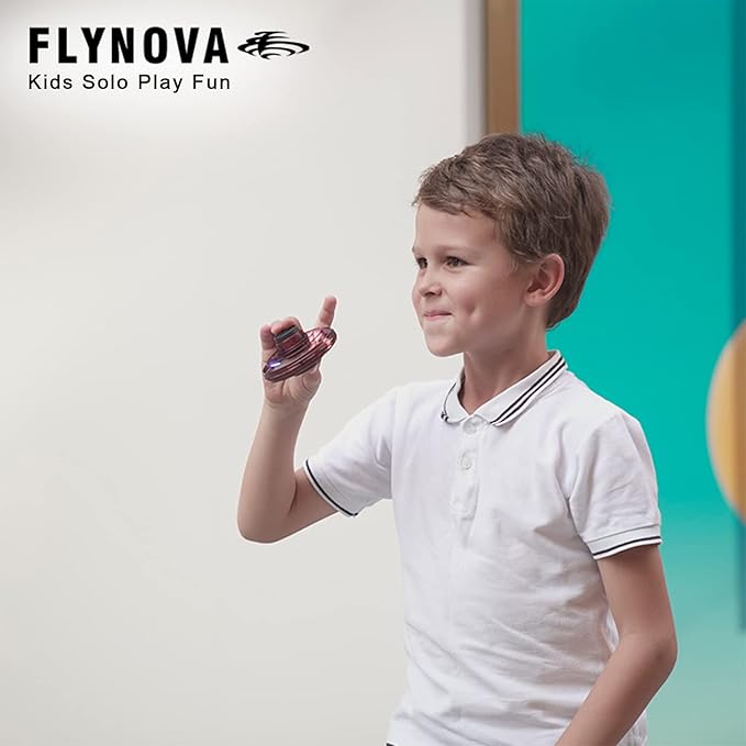 FLYNOVA Mini Drone for Kids Adults,Rechargeable UFO Flying Spinner with Lights,Birthday Party Cool Game,Indoor Outdoor Easy Operated Toys,Thanksgiving for Boys Girls Teens