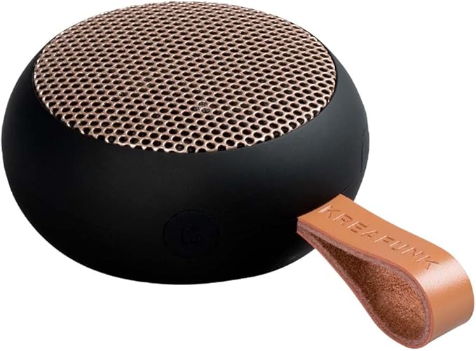 aGO2 Portable Bluetooth Speaker, Black, Water Resistant (IPX5) and Durable, Up to 25 Hours of Wireless Play, Voice Assistant, Stereo Sound, Wireless Speaker for iPhone, Android, and More