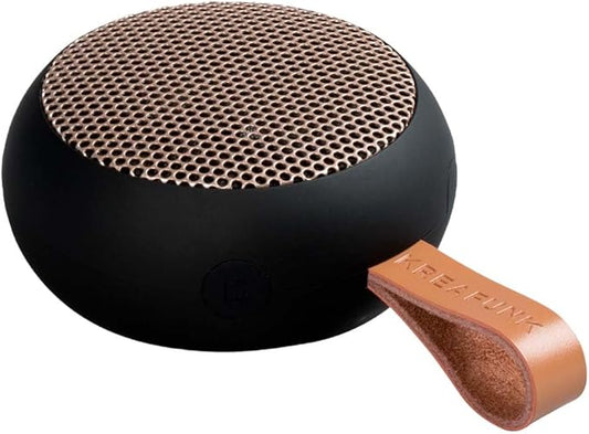 aGO2 Portable Bluetooth Speaker, Black, Water Resistant (IPX5) and Durable, Up to 25 Hours of Wireless Play, Voice Assistant, Stereo Sound, Wireless Speaker for iPhone, Android, and More