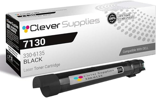 CS Replacement Toner Cartridge Compatible with Dell 7130 330-6135 Set Color Laser 7130cdn