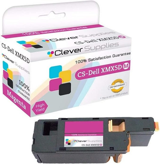 CS Replacement Toner Cartridge Compatible with Dell 1250 XMX5D Magenta 1250 1250c 1350 1350cnw C1760 C1760nw C1765 C1765nf C1765nfw 1355CN 1355CNW