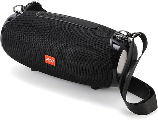 Outdoor Portable Bluetooth Speaker, IPX4 Waterproof Wireless Speakers, 5.0 Bluetooth Speakers, Powerful Sound, TWS Stereo Pairing Support TF Card, for Home/Party/Outdoor/Beach Black