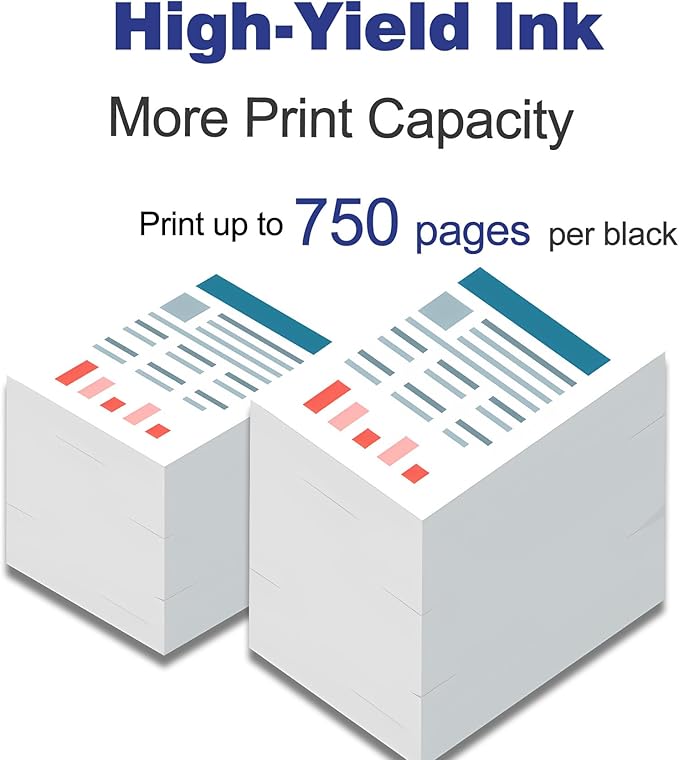 LC404 Ink Cartridges Replacement for LC404 Ink Cartridges for Brother Printer LC404 LC 404 LC404BK to use with MFC-J1205W MFC-J1215W MFC-J1205W XL (2 Pack, 2 Black)