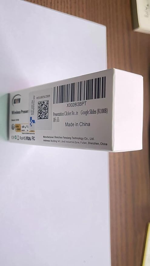 Presentation Clicker Remote, Type C&USB Wireless Presenter, PowerPoint Clicker, Slide Advancer Control for Mac︱ Windows︱ Laptop, Support PPT︱Keynote︱Google Slides