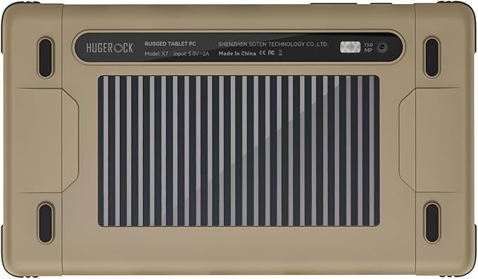 X7 Rugged Tablet 7 inch, 2600nit Sunlight Readable, 8+128GB Android 13 Waterproof Tablets for Outdoor Moto Drone Camera Monitor