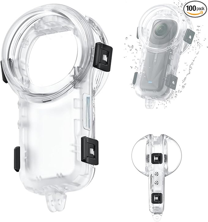 Waterproof Case for Insta360 X5 Underwater Dive Case，for Insta 360 X5 Accessories (60M)